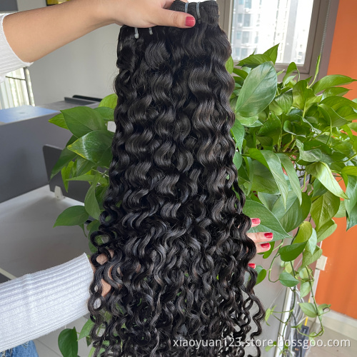 Mayqueen Hair Vendor 9a 10a Double Wefts Water Wave 100%Pure Real Virgin Hair Human Bundles mink Brazilian Human Hair Extensions